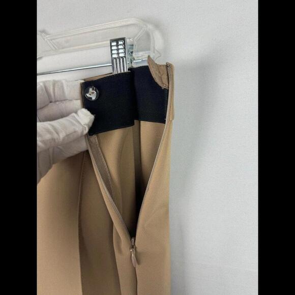 Lafayette 148 New York Gramercy Ankle Trouser Pants Tan Size 8 US - Picture 3 of 7
